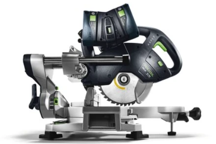 Akumuliatorinis traukiamas skersinio pjovimo pjūklas Festool KSC 60 EB-Basic | 577775 (be akumuliatoriaus ir pakrovėjo) aprašymas - Prekės nuotrauka