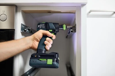 Suktuvas-gręžtuvas Festool TXS 18 C 3,0-Plus 18 V; 2x3,0 Ah akum. aprašymas - Prekės nuotrauka