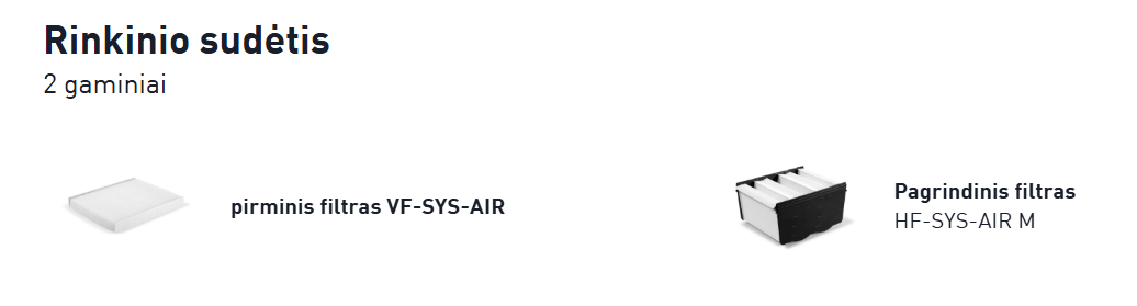 Oro valytuvas Festool SYS-AIR M | 577784 aprašymas - Prekės nuotrauka