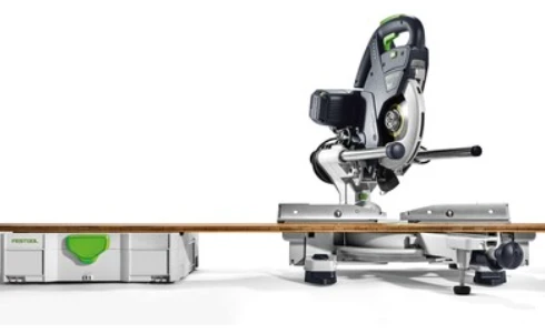 Traukiamas skersinio pjaustymo pjūklas Festool KS 60 E-Set | 561728 aprašymas - Prekės nuotrauka