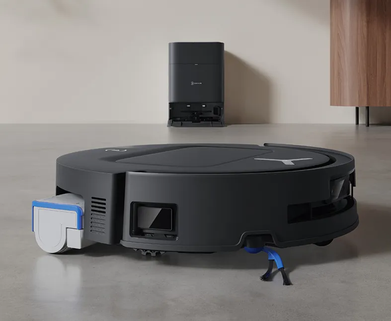 Plaunantis dulkių siurblys-robotas Ecovacs DEEBOT T80 OMNI, juodas aprašymas - Prekės nuotrauka