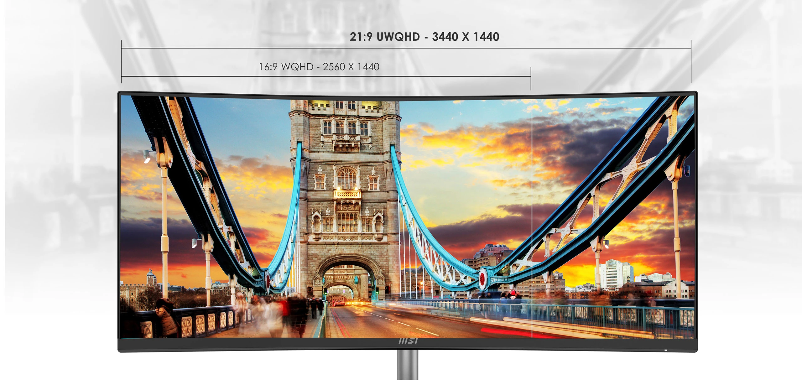 Monitorius MSI PRO MP341CQ | 3440 × 1440 | 100 Hz | 34