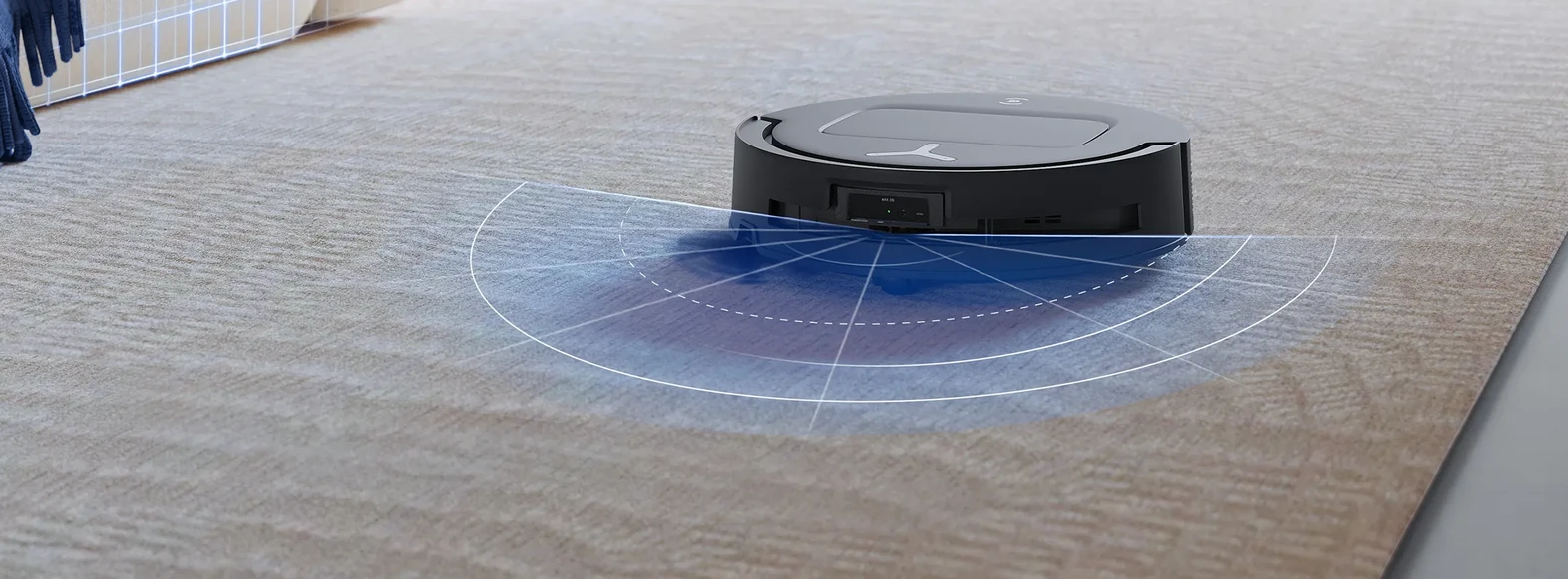 Plaunantis dulkių siurblys-robotas Ecovacs DEEBOT T80 OMNI, juodas aprašymas - Prekės nuotrauka