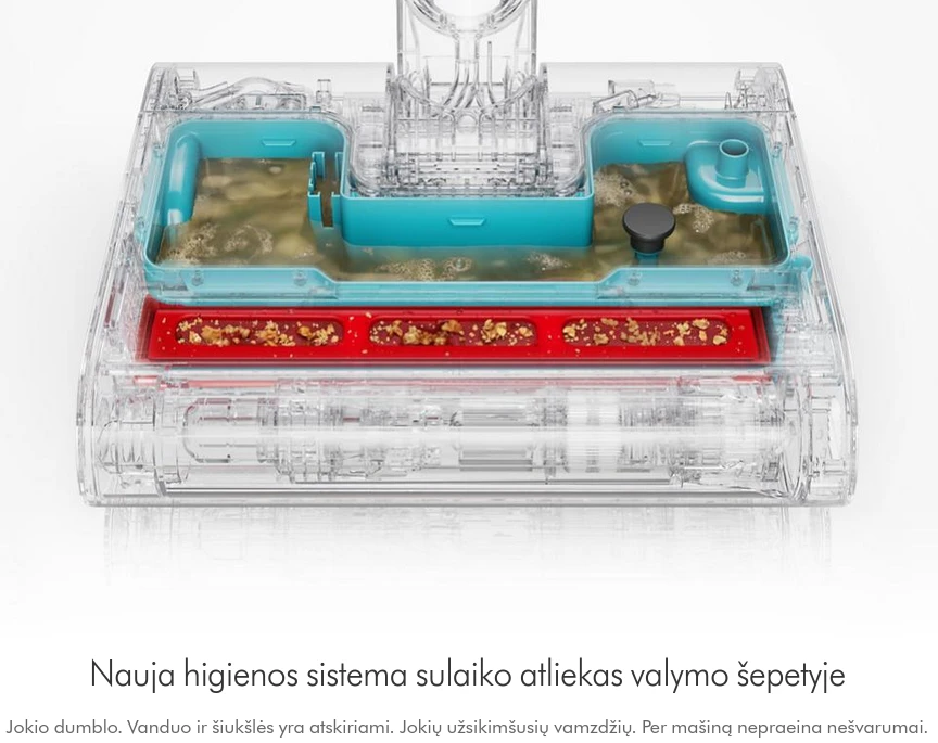 Dulkių siurblys Belaidis grindų plovimo prietaisas Dyson WR03 Clean + Wash Hygiene, Vario / mėlynos spalvos aprašymas - Prekės nuotrauka