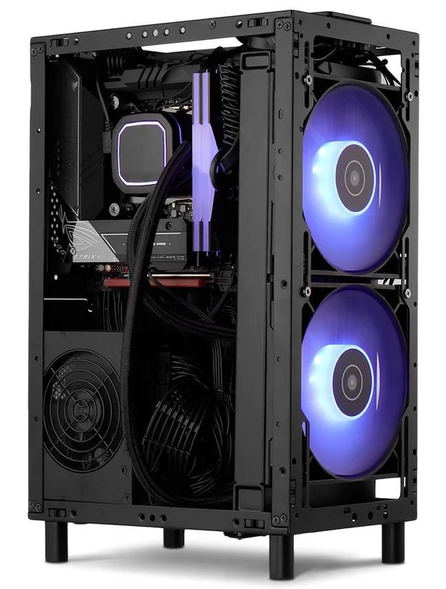 Kompiuterio korpusas, SSUPD Meshroom S V2, Mini-ITX, Baltas aprašymas - Prekės nuotrauka