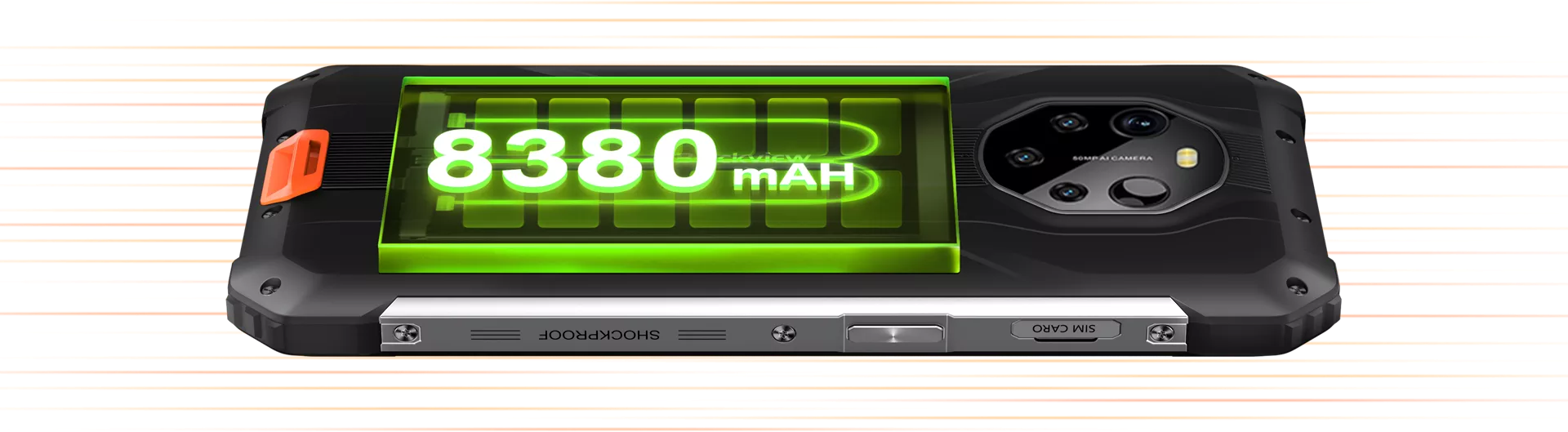 Išmanusis telefonas Blackview Rugged BL8800 Dual 5G Pro 6.58