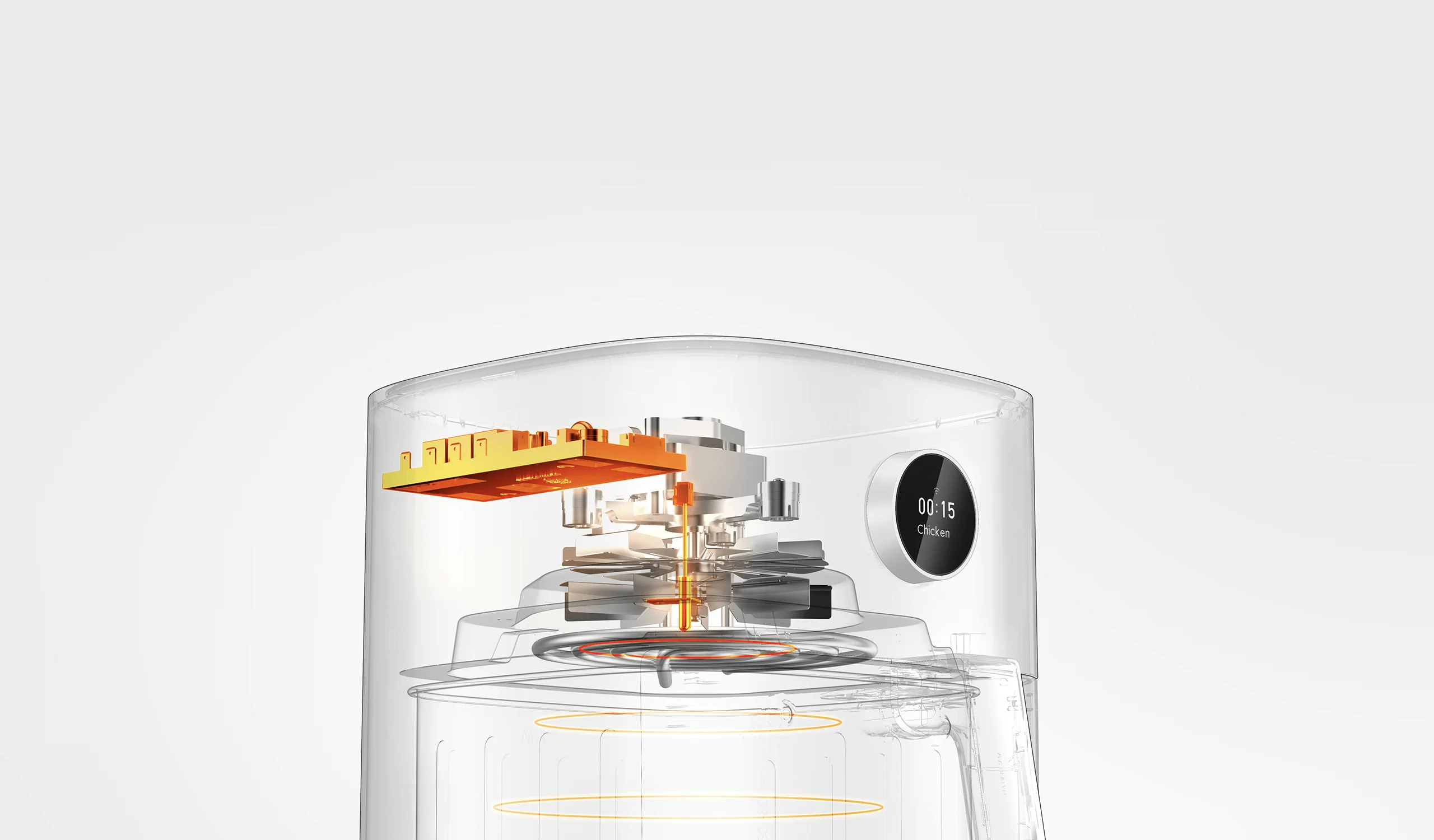 Karšto oro gruzdintuvė Xiaomi Smart Air Fryer, 4.5L, baltos spalvos aprašymas - Prekės nuotrauka