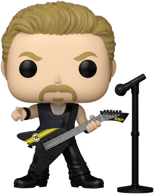 FUNKO POP! Vinilinė figūrėlė: Metallica - James, 9 cm aprašymas - Prekės nuotrauka