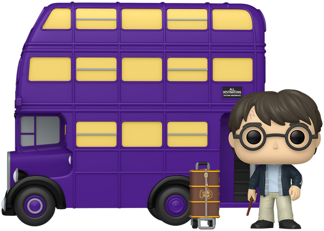 FUNKO POP! Vinilinė figūrėlė: Harry Potter - Harry Potter with Knight Bus, 15 cm aprašymas - Prekės nuotrauka