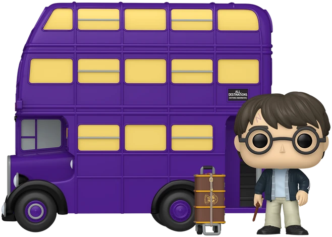 FUNKO POP! Vinilinė figūrėlė: Harry Potter - Harry Potter with Knight Bus, 15 cm aprašymas - Prekės nuotrauka