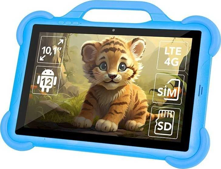 Planšetinis kompiuteris vaikams Blow KidsTAB10 4G, 4/64GB mėlynos spalvos aprašymas - Prekės nuotrauka