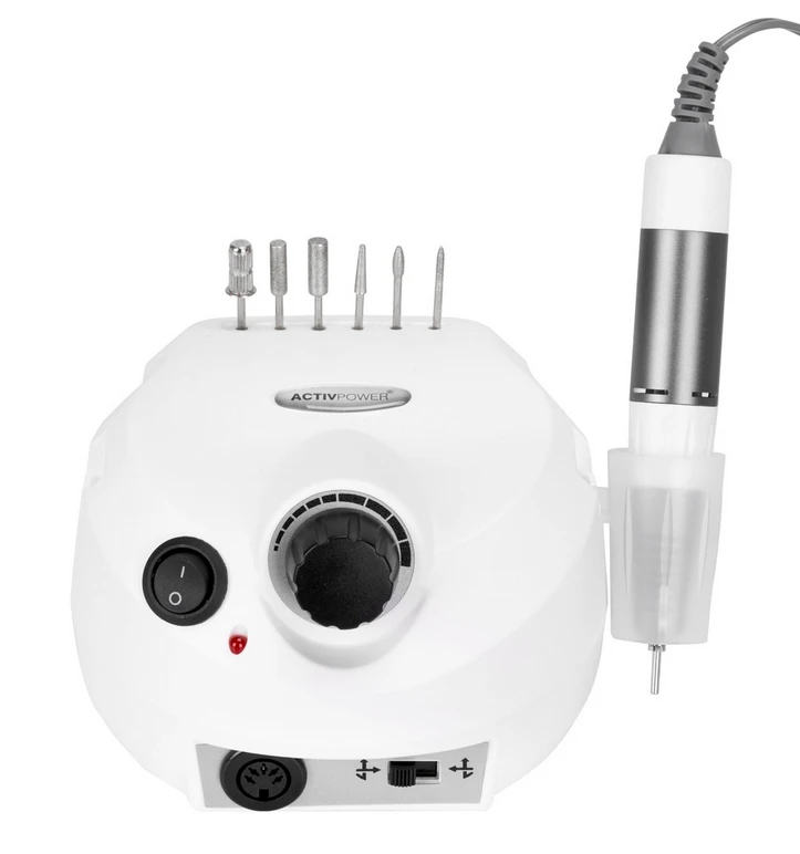 Activeshop Profesionali nagų freza Activ Power J202, 65W, baltos spalvos aprašymas - Prekės nuotrauka
