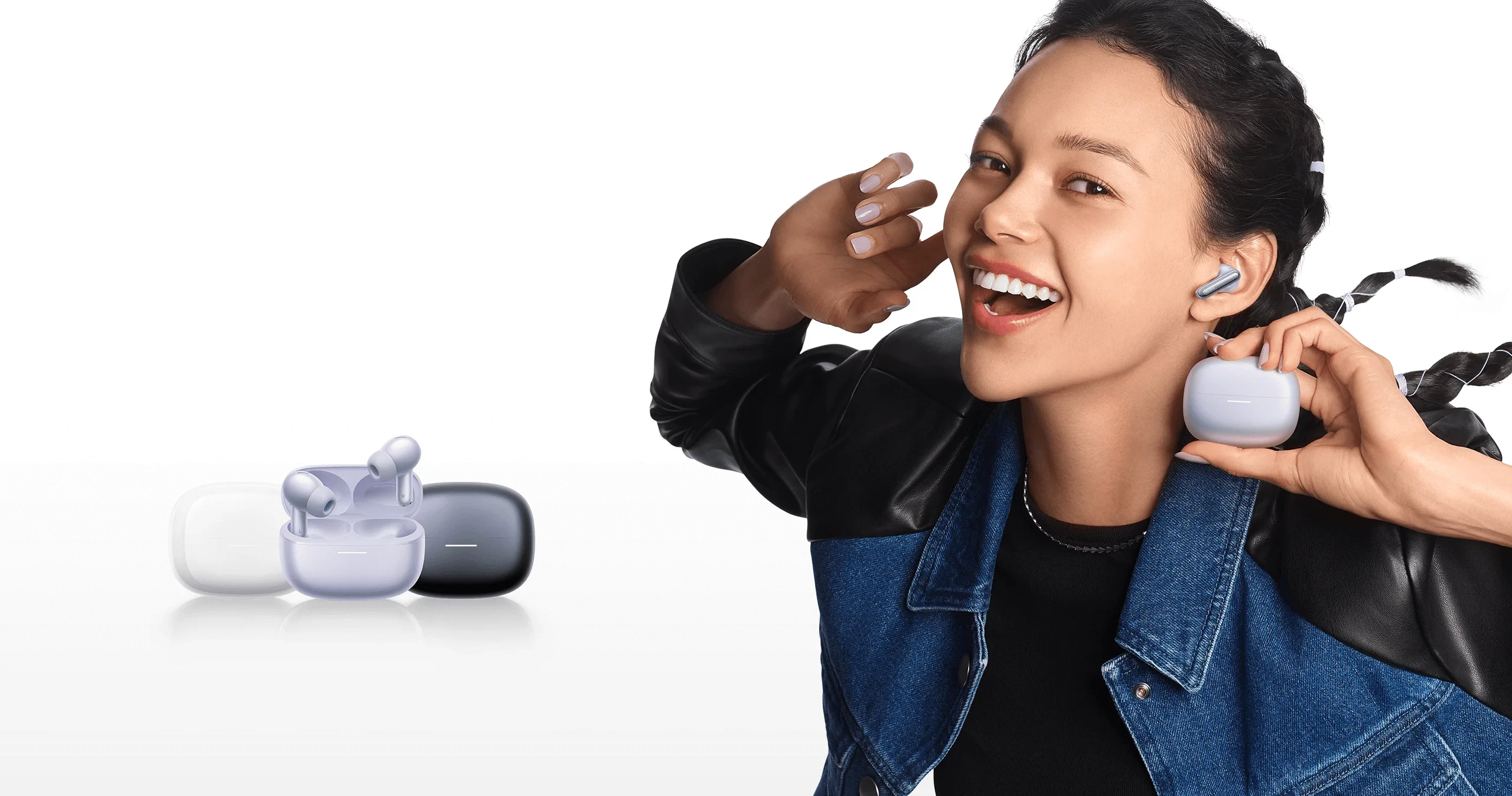 Ausinės Xiaomi Redmi Buds 6 Pro, Baltos spalvos aprašymas - Prekės nuotrauka