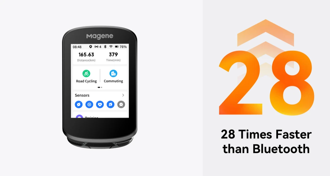 Dviračio kompiuteris Magene C506, GPS aprašymas - Prekės nuotrauka
