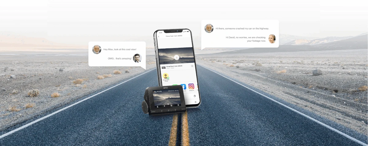 Vaizdo registratorius 70mai A800S 4K Dash Cam su RC06 rinkiniu aprašymas - Prekės nuotrauka