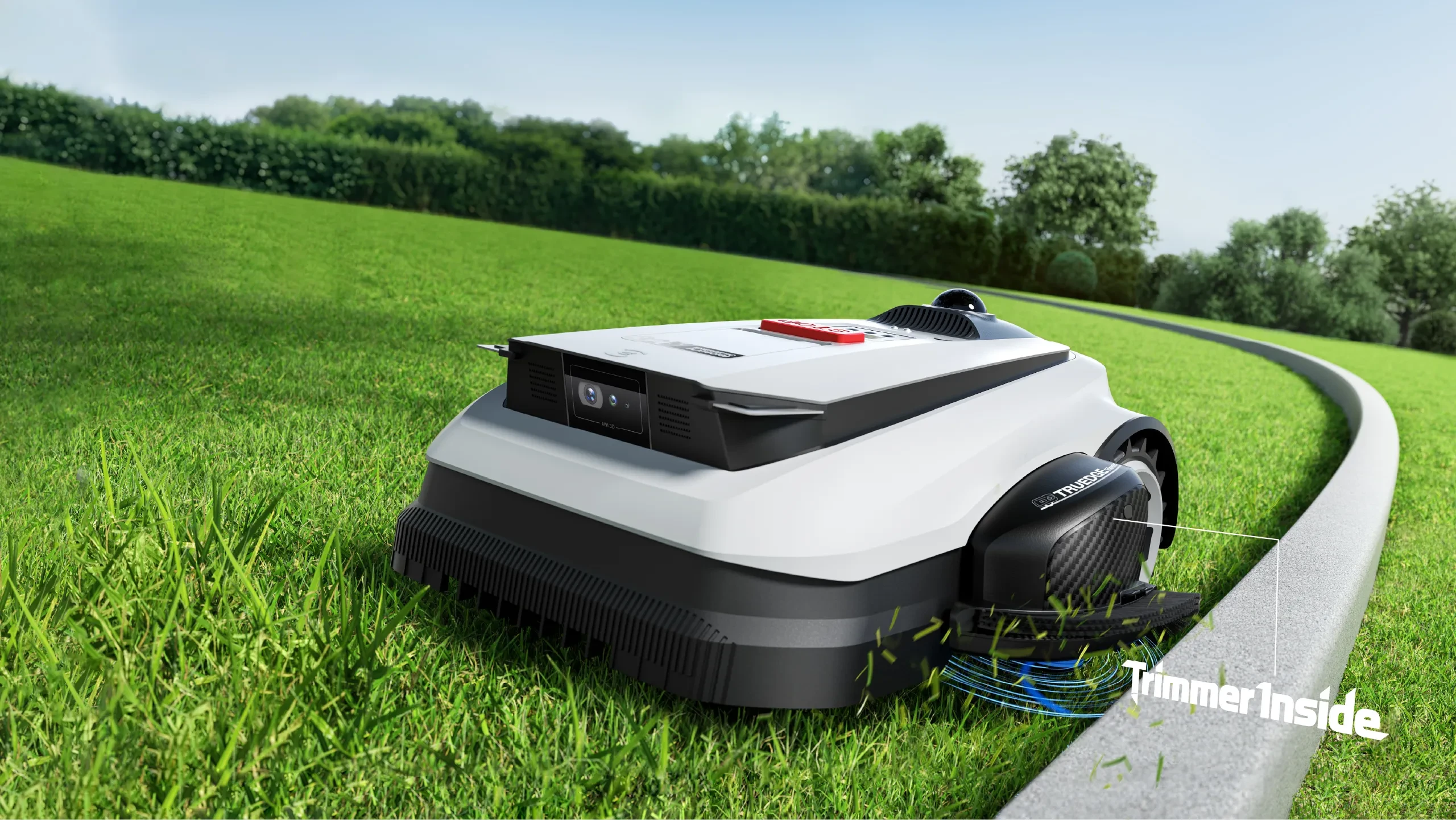 Ecovacs belaidis vejos robotas Goat A3000 LiDAR PRO su kraštų pjovimo funkcija aprašymas - Prekės nuotrauka