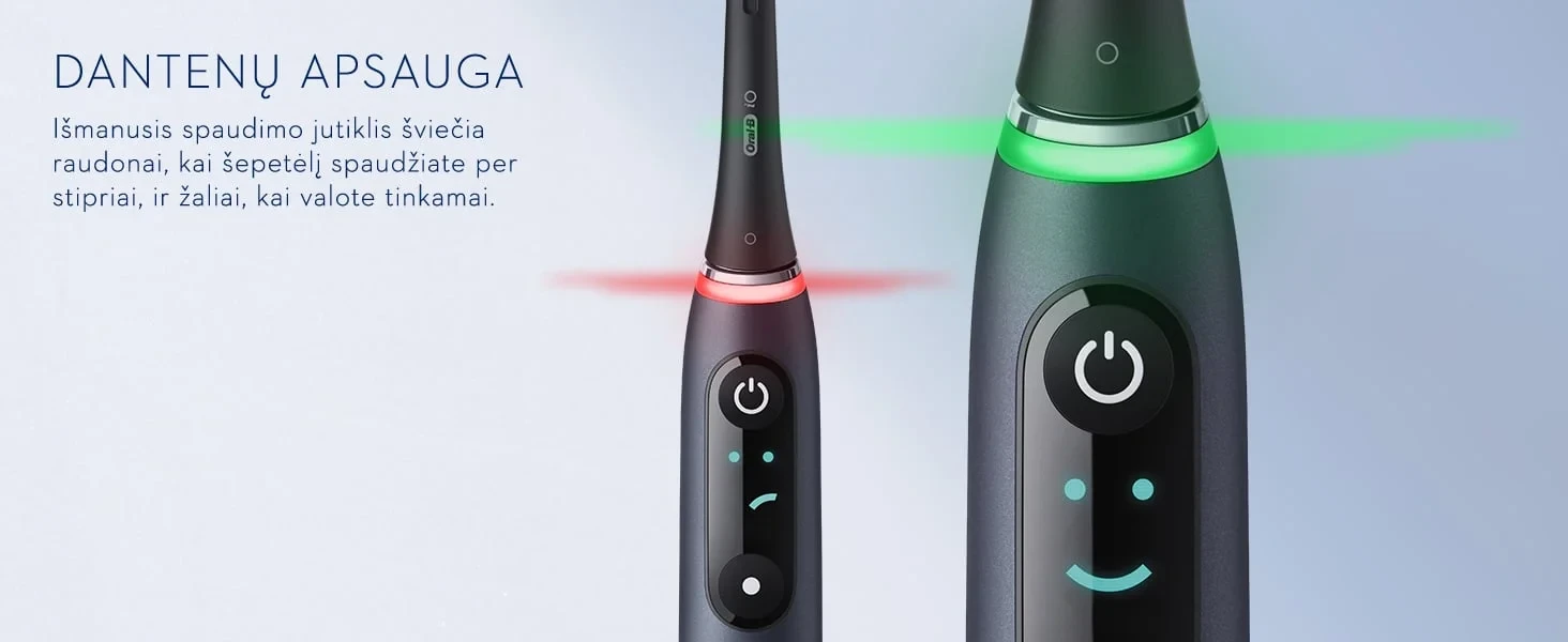 ORAL-B iO Series 9 Elektrinis dantų šepetėlis, juodos spalvos aprašymas - Prekės nuotrauka