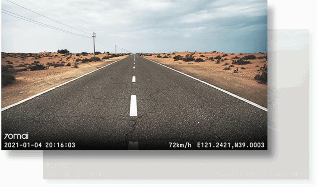 Vaizdo registratorius 70mai A800S 4K Dash Cam su RC06 rinkiniu aprašymas - Prekės nuotrauka