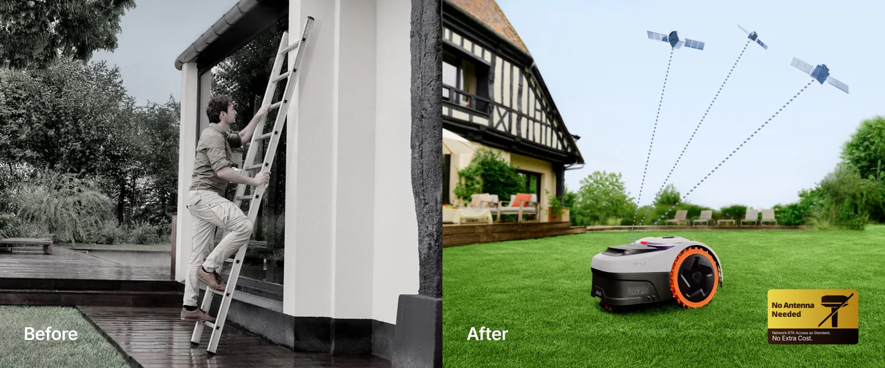 Segway vejos robotas Navimow i210E Lidar +DOVANA SEGWAY Robotų garažas, S dydžio aprašymas - Prekės nuotrauka