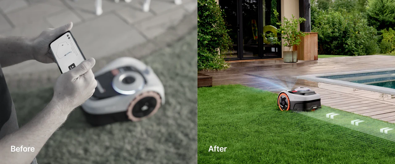 Segway vejos robotas Navimow i210E Lidar +DOVANA SEGWAY Robotų garažas, S dydžio aprašymas - Prekės nuotrauka