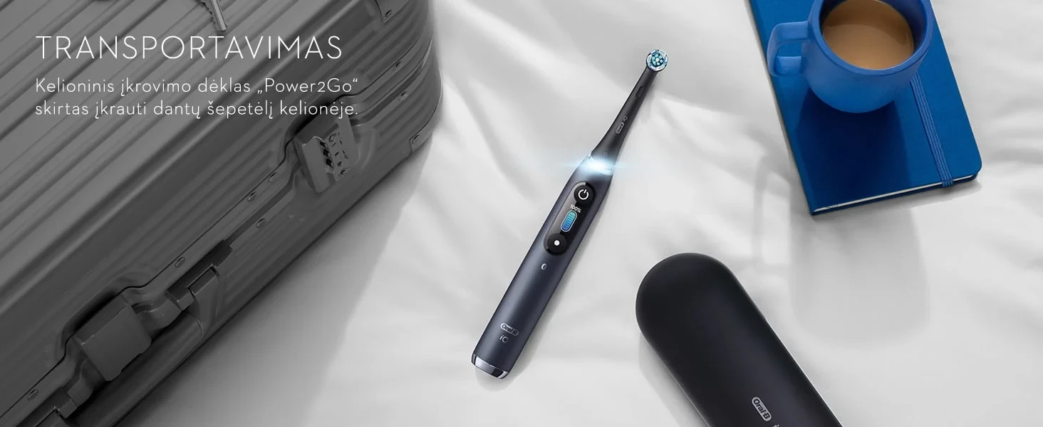 ORAL-B iO Series 9 Elektrinis dantų šepetėlis, juodos spalvos aprašymas - Prekės nuotrauka