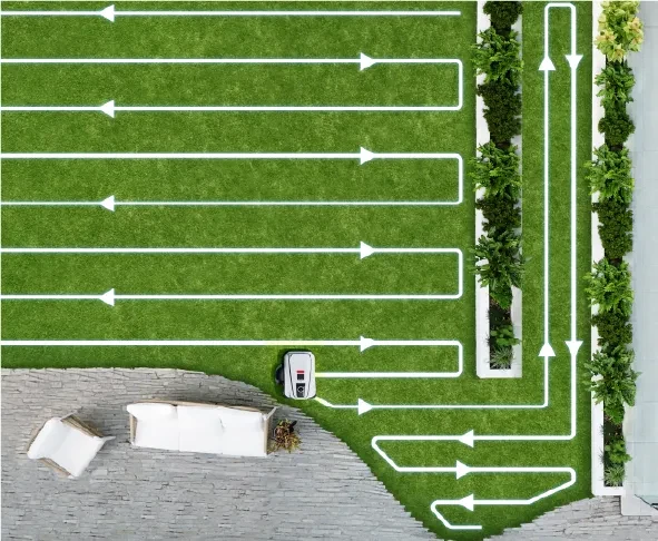 Ecovacs belaidis vejos robotas Goat A3000 LiDAR PRO su kraštų pjovimo funkcija aprašymas - Prekės nuotrauka