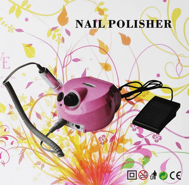 Manikiūro ir pedikiūro freza Lewer DM-202 Nail Drill, rožinės spalvos aprašymas - Prekės nuotrauka