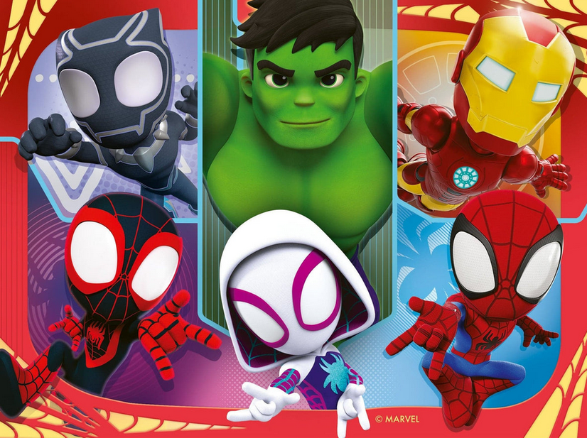 Ravensburger Dėlionė 72 vnt. - Spidey ir jo nuostabūs draugai aprašymas - Prekės nuotrauka