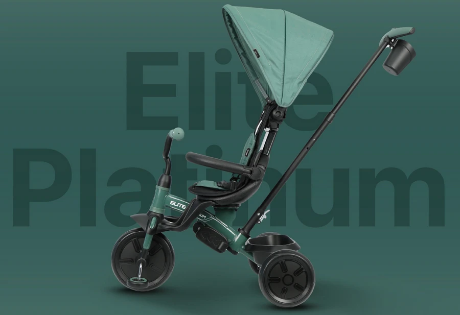 Triratukas Qplay Elite Platinum, Žalias aprašymas - Prekės nuotrauka