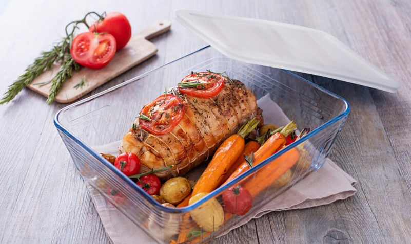 Karščiui atsparus stiklinis indas „PYREX Cook & Freeze“ 36741 | 25x19x8 cm, 2.6 l aprašymas - Prekės nuotrauka