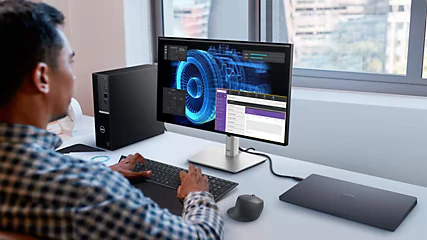 Dell UltraSharp 24 USB-C® Hub Monitorius - U2424HE aprašymas - Prekės nuotrauka