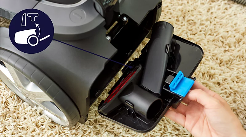 Dulkių siurblys Philips PowerPro Expert FC9744/09, Juodos/Žalios spalvos aprašymas - Prekės nuotrauka
