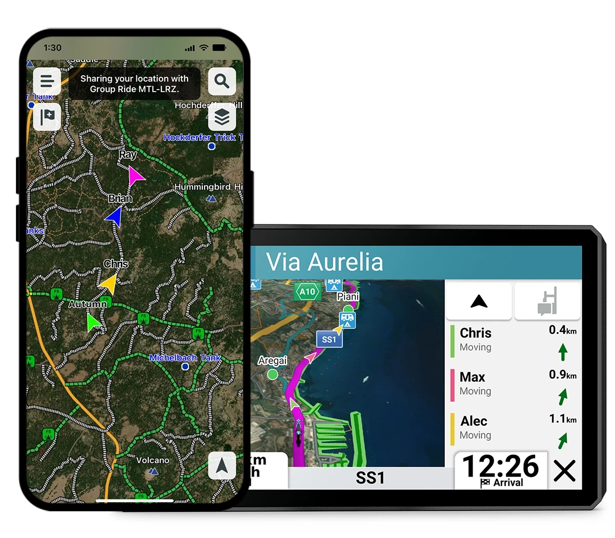 Motociklų palydovinės navigacijos įrenginys Garmin zūmo® XT3, 6