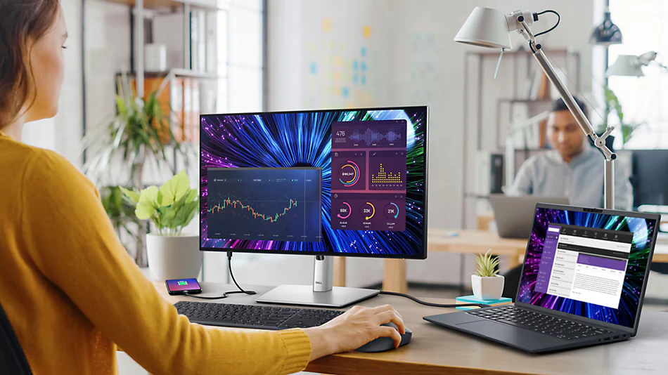 Dell UltraSharp 24 USB-C® Hub Monitorius - U2424HE aprašymas - Prekės nuotrauka