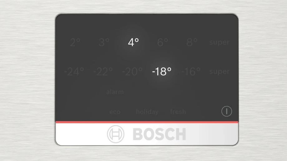 Šaldytuvas Bosch KGN39AIBT 6 serija, Nerūdijančio plieno (atsparus pirštų antspaudams) aprašymas - Prekės nuotrauka