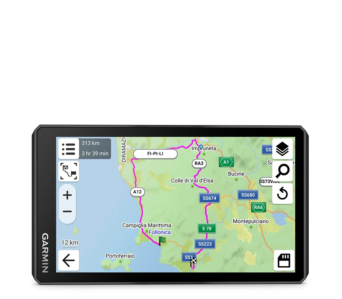 Motociklų palydovinės navigacijos įrenginys Garmin zūmo® XT3, 6