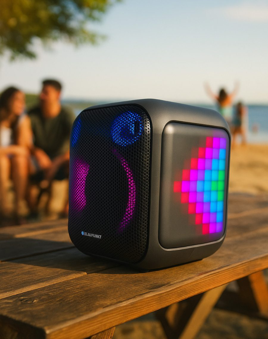 Nešiojama kolonėlė Blaupunkt Party Box PB6LED aprašymas - Prekės nuotrauka