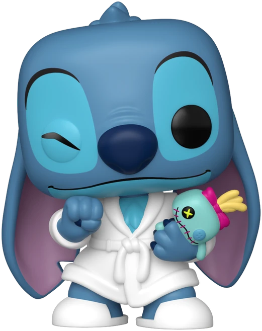 FUNKO POP! Vinilinė figūrėlė: Disney: Lilo & Stitch - Stitch in Robe, 9 cm aprašymas - Prekės nuotrauka