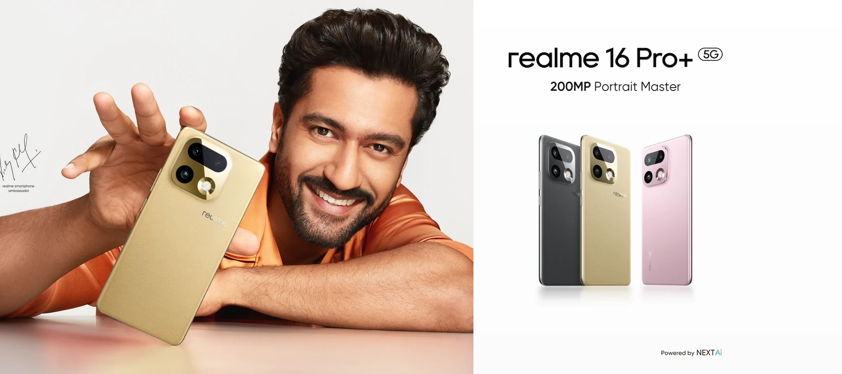 Išmanusis telefonas REALME 16 Pro+ 5G 8/256GB Master Pilkas aprašymas - Prekės nuotrauka