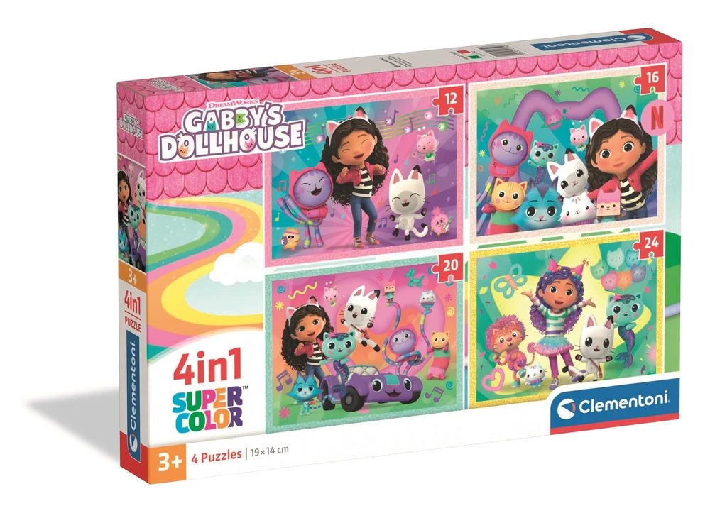 Clementoni Dėlionė 72 vnt. - Gabby's Dollhouse aprašymas - Prekės nuotrauka
