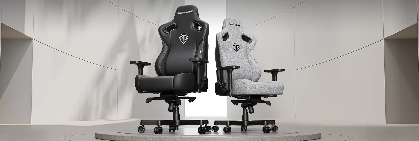 Žaidimų kėdė AndaSeat Kaiser 3E XL, Juodos/smėlio spalvos aprašymas - Prekės nuotrauka