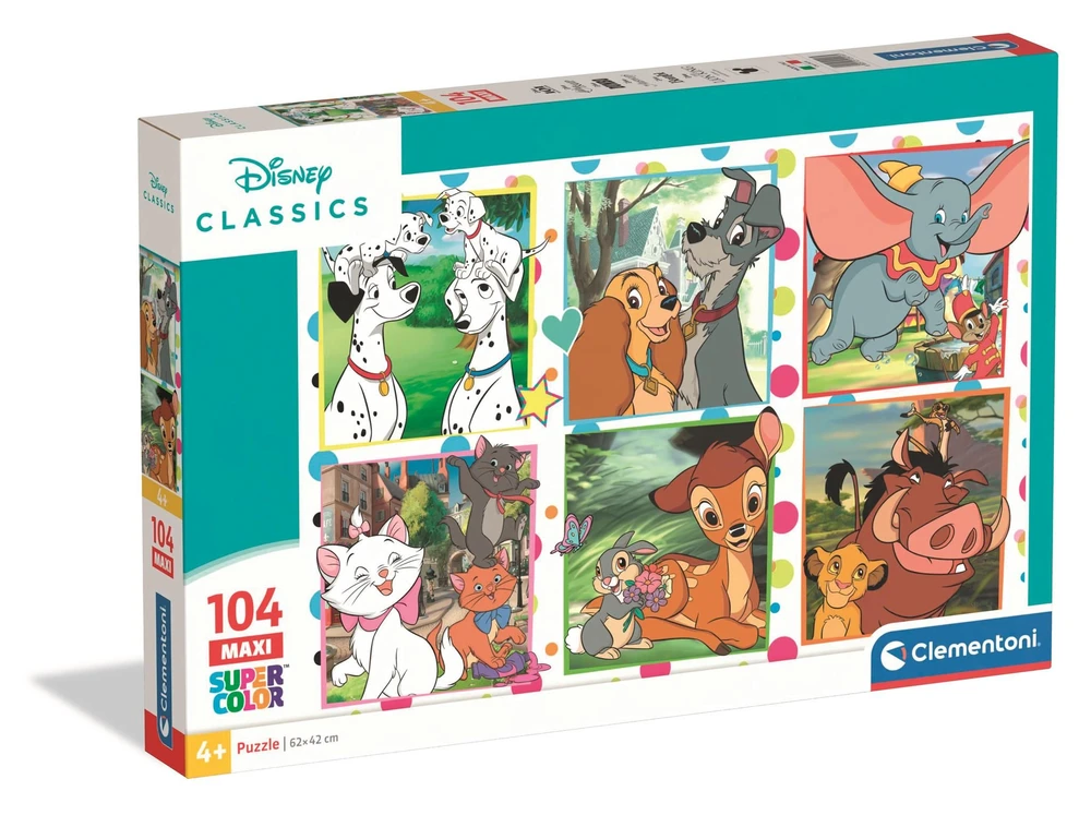 Clementoni Dėlionė 104 vnt. - Disney aprašymas - Prekės nuotrauka