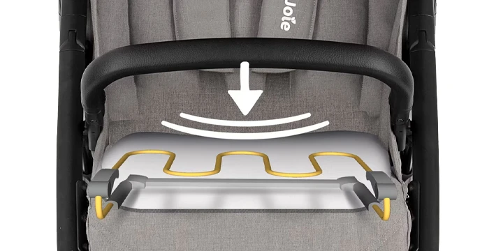 Vežimėlis Joie LITETRAX™ PRO W/RC, Juodas aprašymas - Prekės nuotrauka