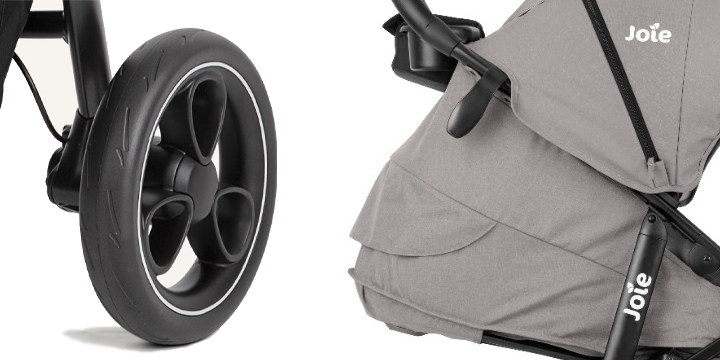 Vežimėlis Joie LITETRAX™ PRO W/RC, Pilkas aprašymas - Prekės nuotrauka