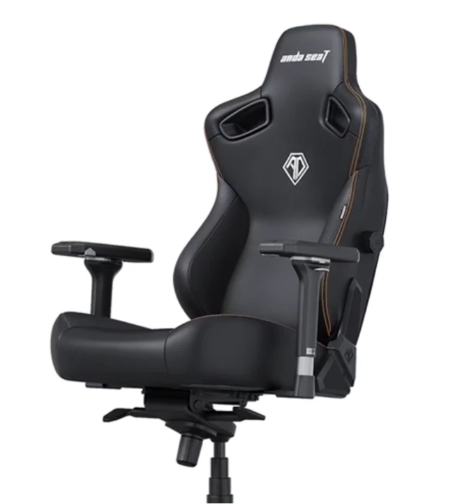 Žaidimų kėdė AndaSeat Kaiser 3 PRO XL, juodos spalvos, medžiaga: audinys aprašymas - Prekės nuotrauka