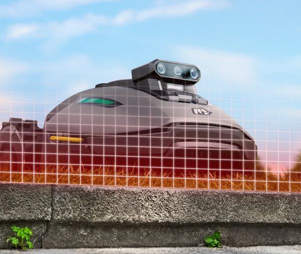 Mammotion belaidis robotas vejapjovė YUKA mini 2, 800 m² +DOVANA Mammotion Robotų garažas, mini dydžio aprašymas - Prekės nuotrauka