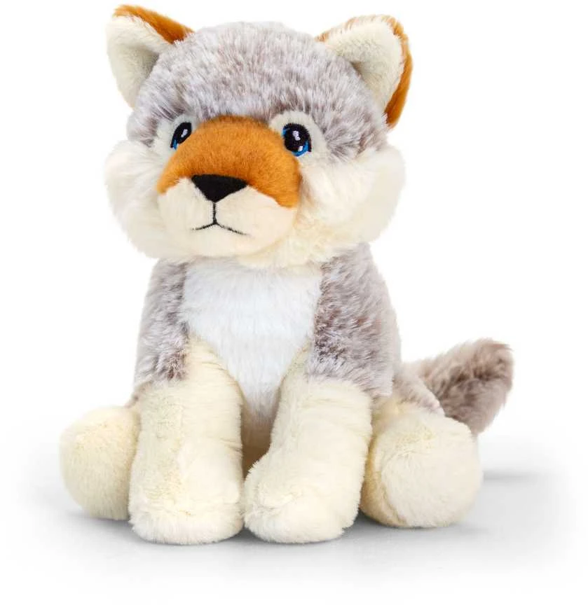 Keel Toys Pliušinis vilkas, 18 cm aprašymas - Prekės nuotrauka