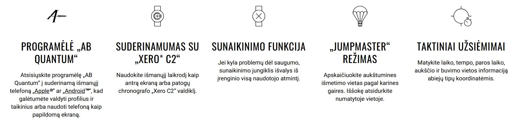 Išmanusis laikorodis Instinct® 3 – 45 mm, Solar, Tactical Edition, Juodas su juodu dirželiu aprašymas - Prekės nuotrauka