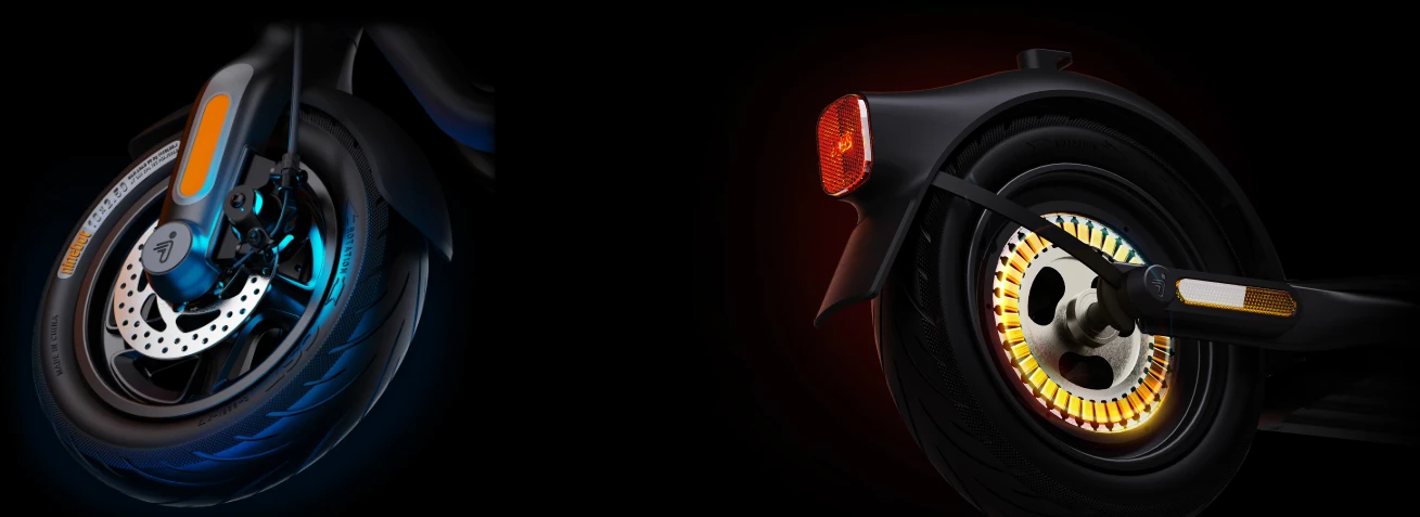 Elektrinis paspirtukas Ninebot by Segway Kickscooter F2 Pro E, Juodas aprašymas - Prekės nuotrauka