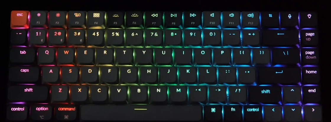Belaidė mechaninė klaviatūra Keychron K3 Version 3 (K3X-B4) | RGB | Banana tipo jungikliai aprašymas - Prekės nuotrauka